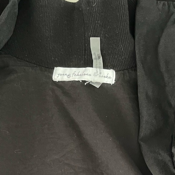 Young Fabulous & Broke/ Fara black reversible, utility cropped/ Size US S - Picture 10 of 17